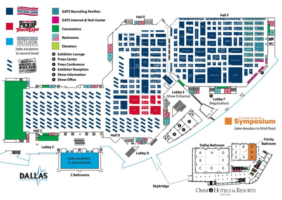 karta Dallas i konferencijski centar