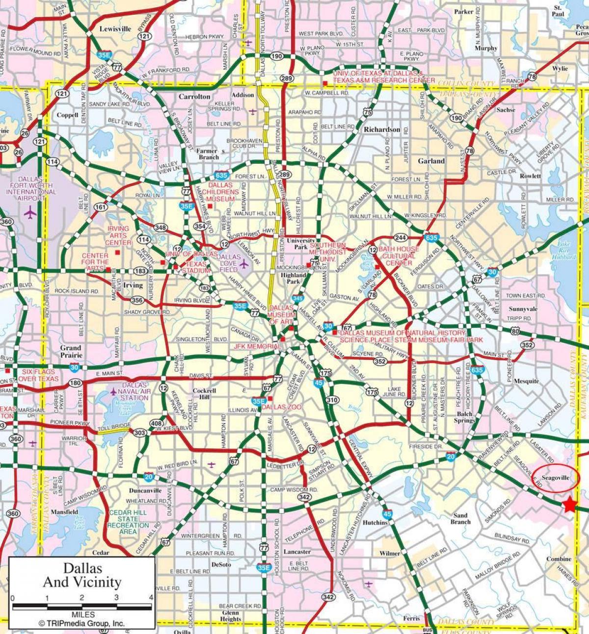 karta Dallas Moskvi