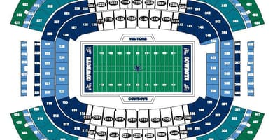 Stadion cowboys karti