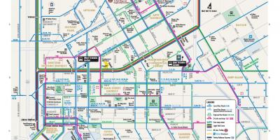 Autobusne linije za Dallas karti