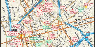 Karta grada Dallas ulice